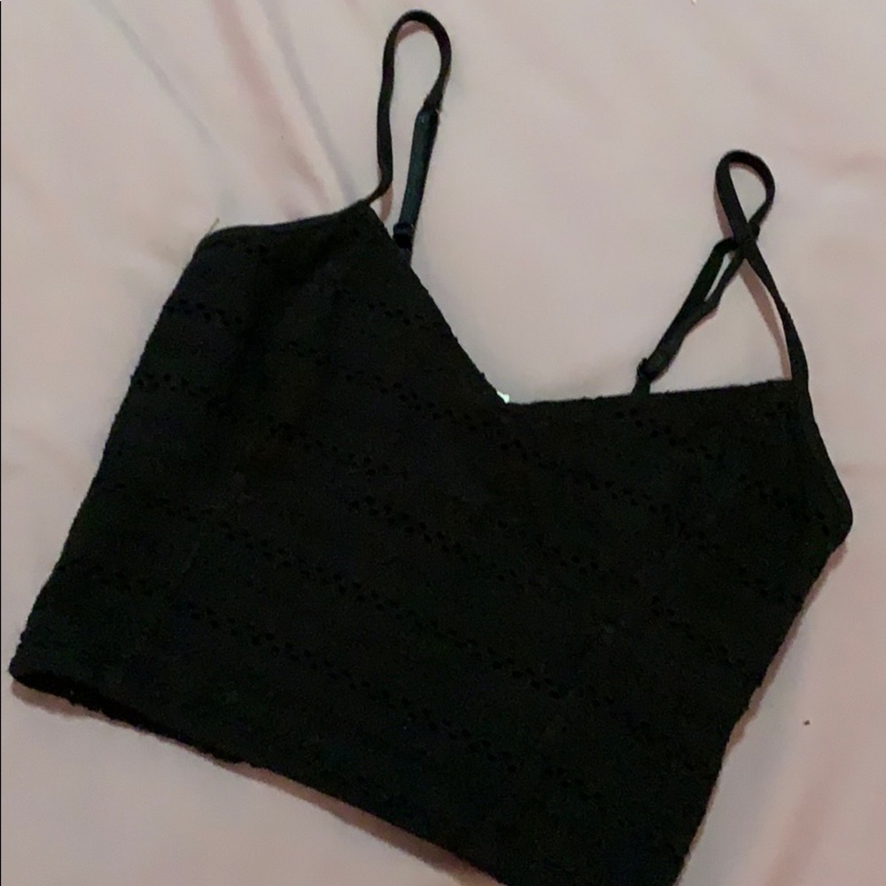 Aeropostale- Black crop top